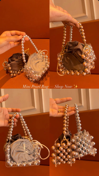Luxe pearl potli bag