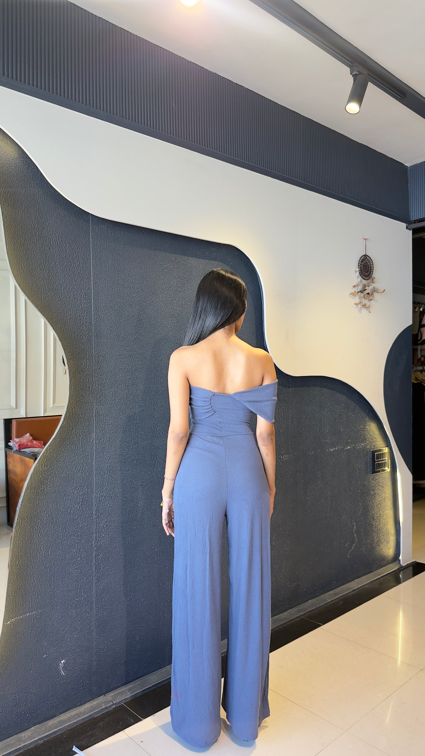 One Shoulder Jumpsuit
