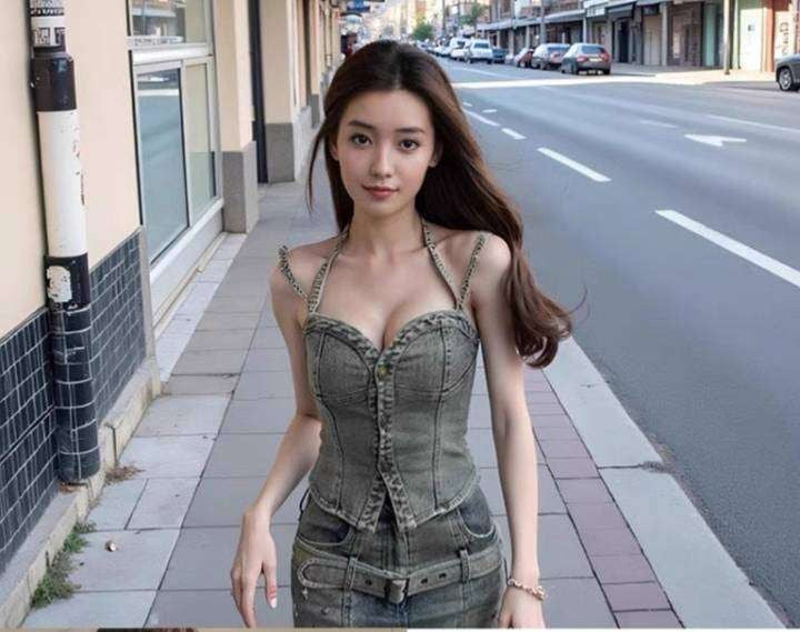 Y2k Denim Top