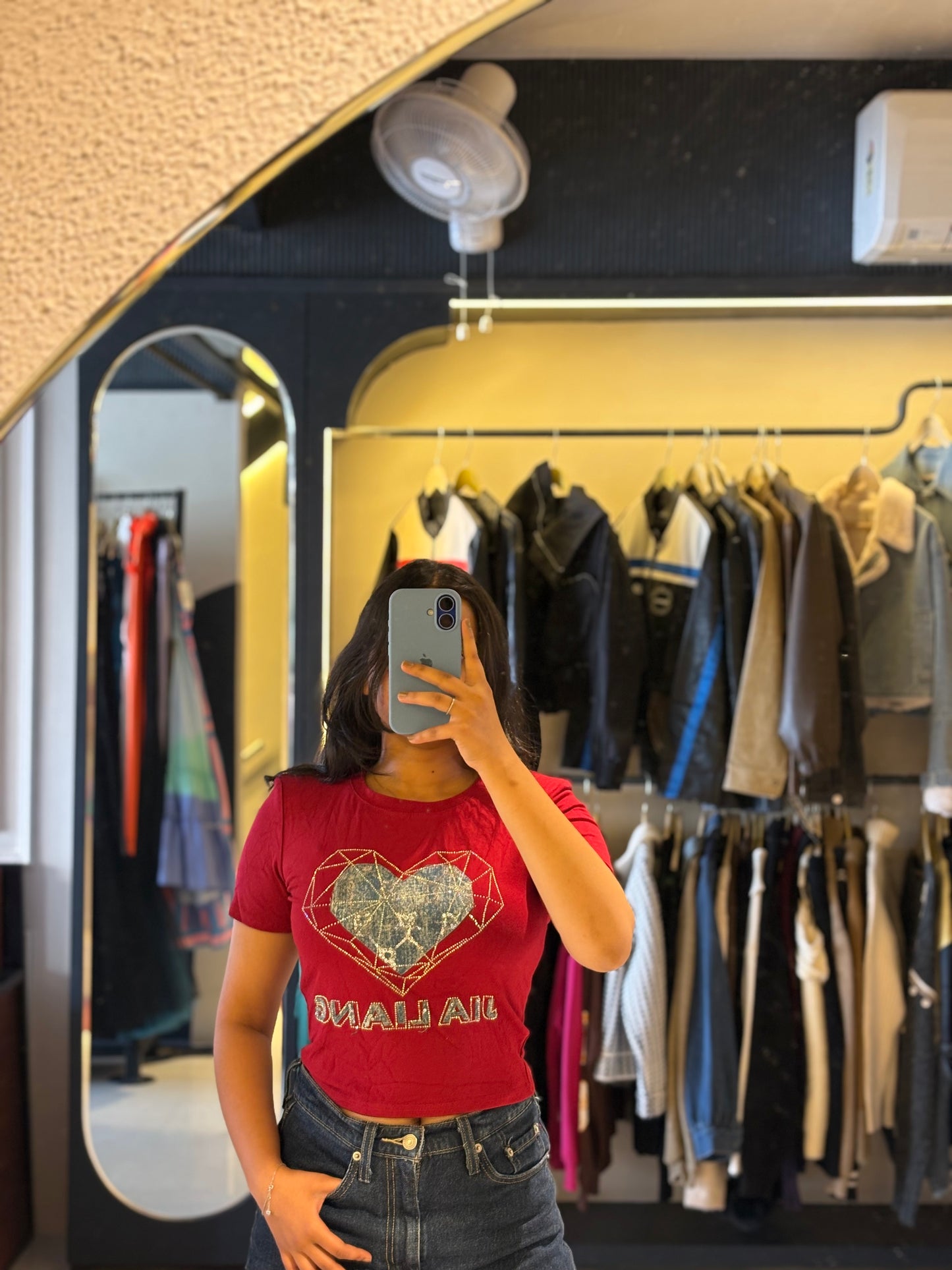 Glitter Heart Baby Tee