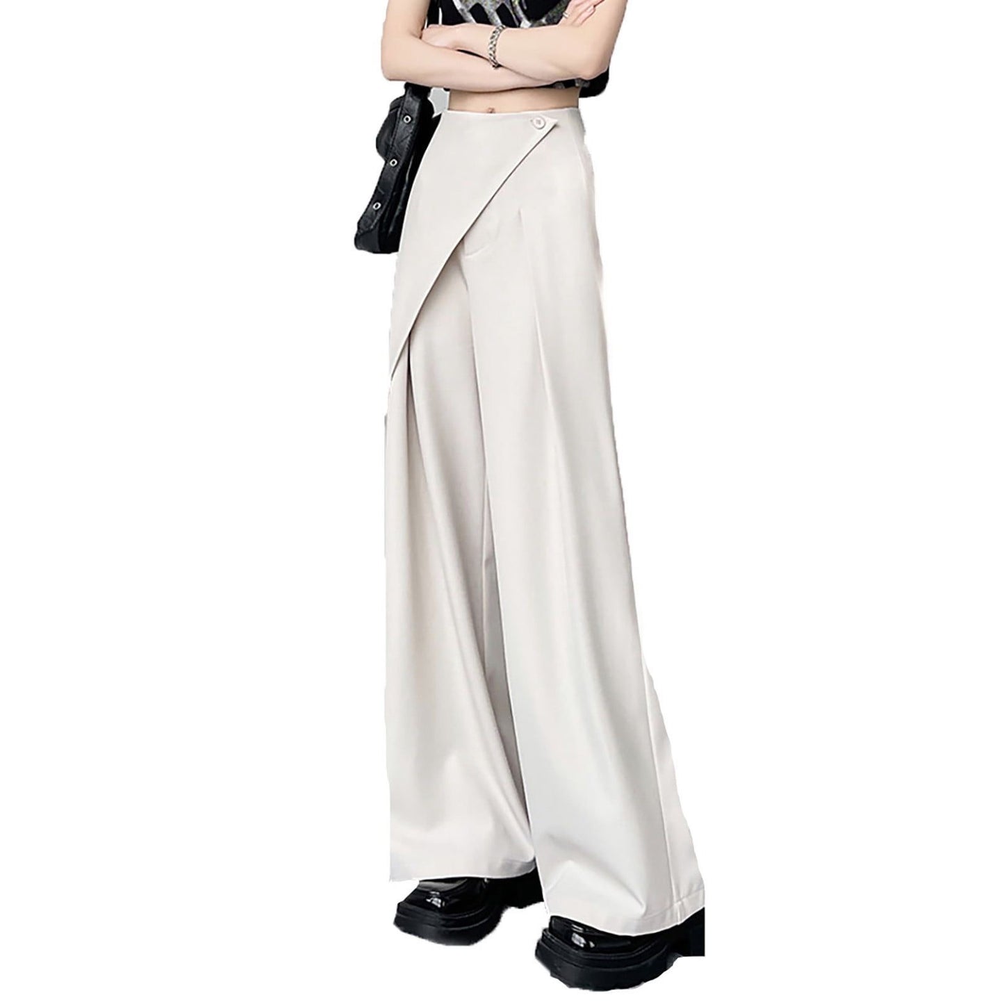 Wrapped Beige Trousers