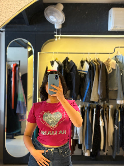 Glitter Heart Baby Tee