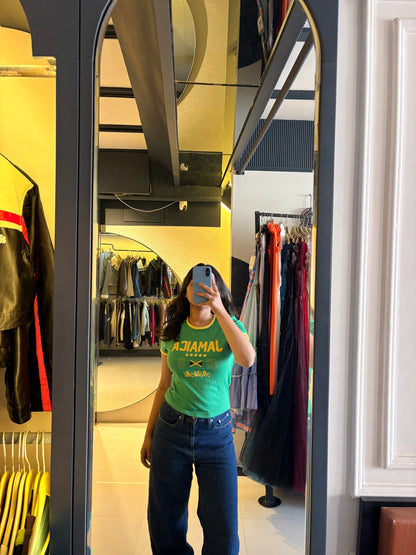 Funky green baby Tee