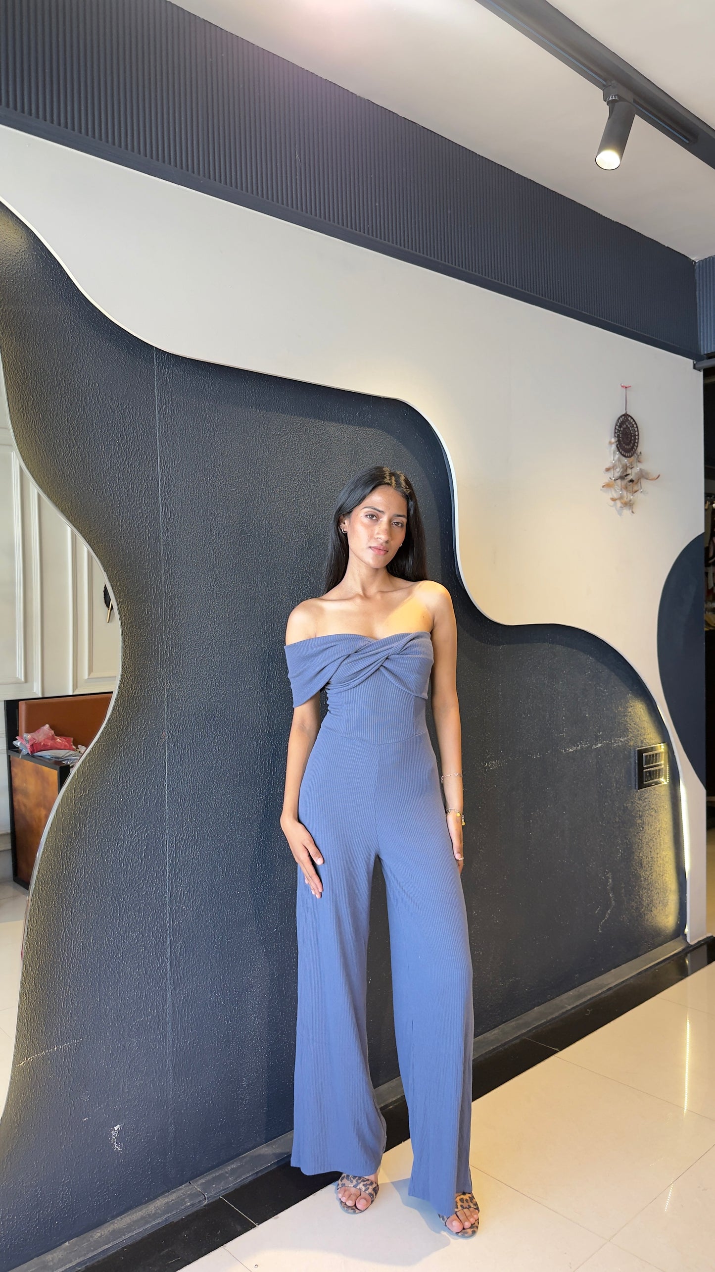 One Shoulder Jumpsuit