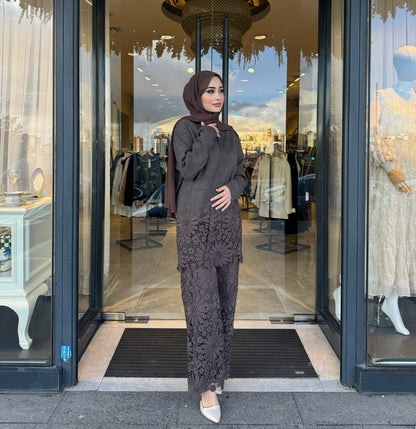 3pc crochia woolen coord set