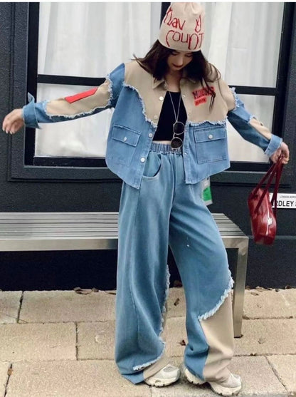 Denim Stylish Coord Set