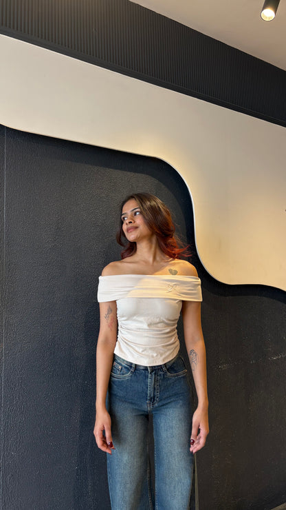 Bow Off-Shoulder Top