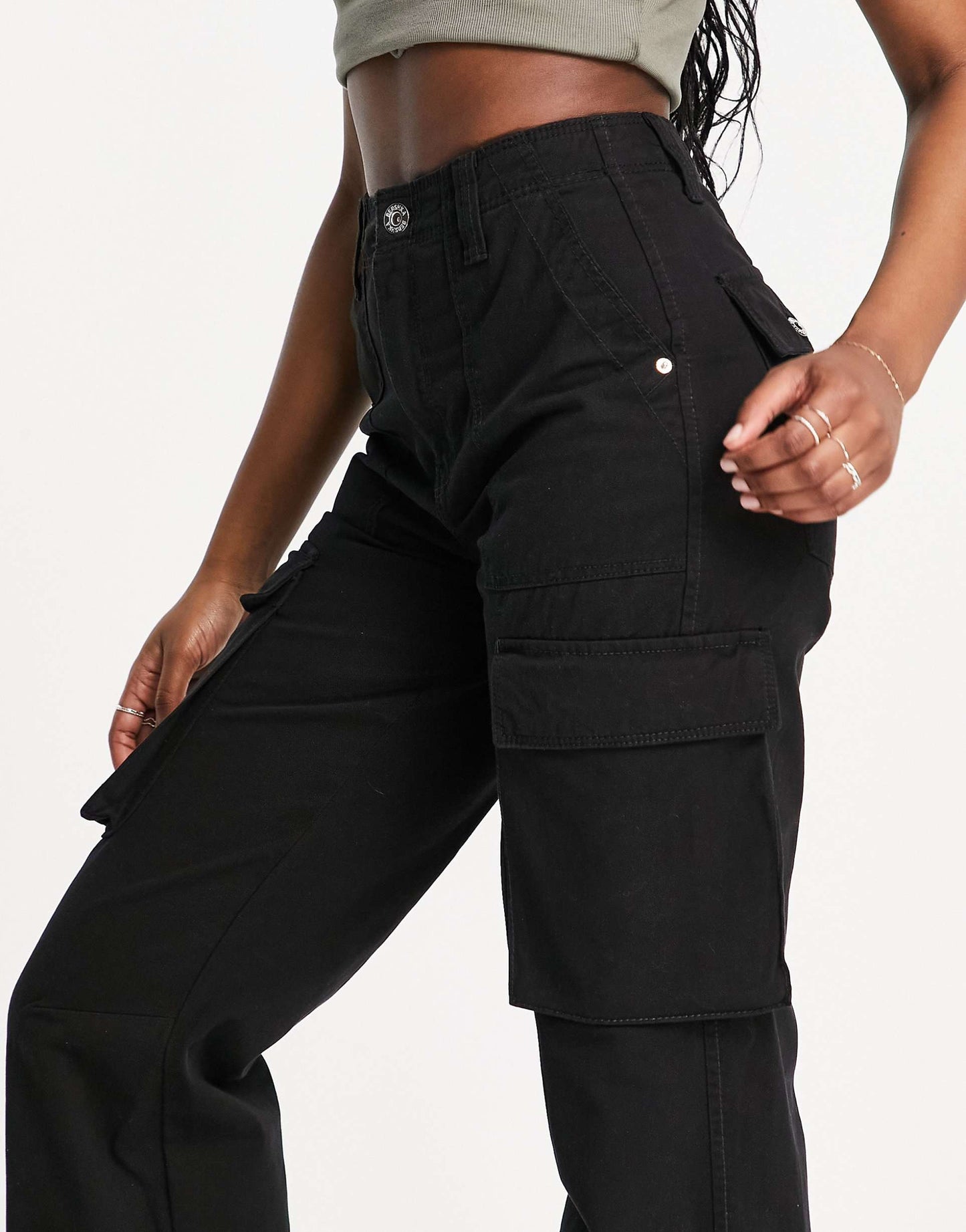 Black Bershka Cargo
