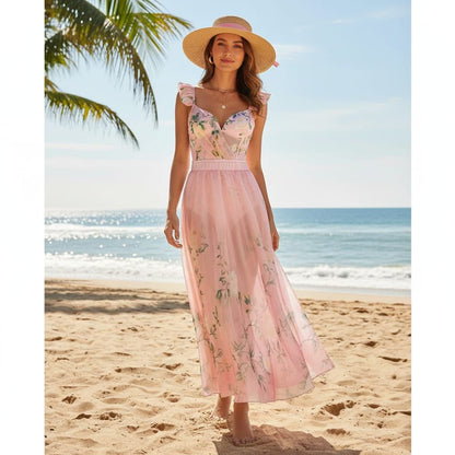 Baby Pink Beachwear