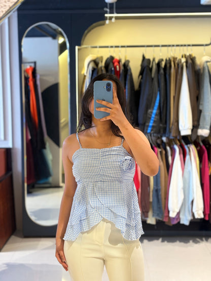 Gingham Cami Top