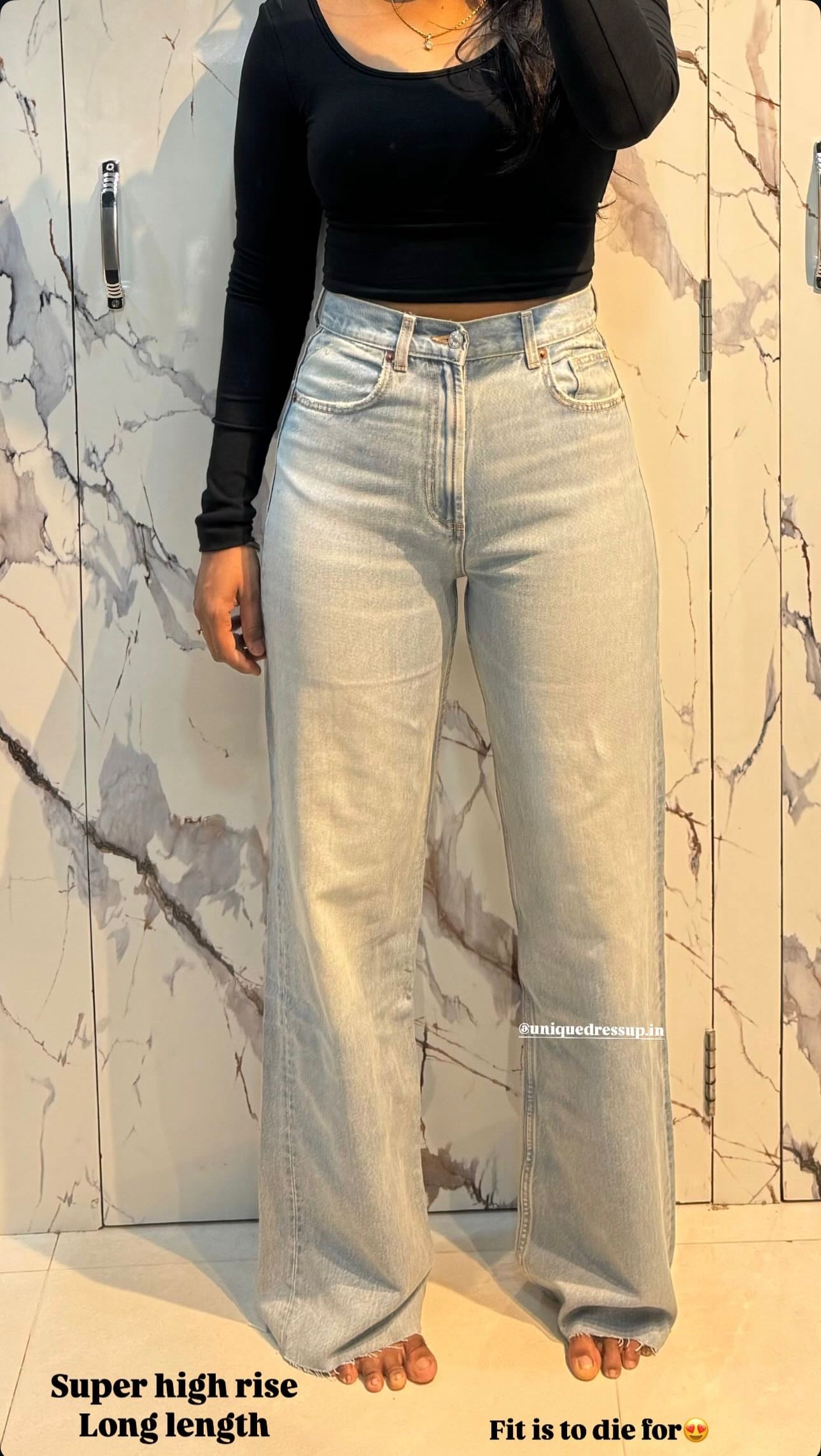 Zar@ high waisted denim