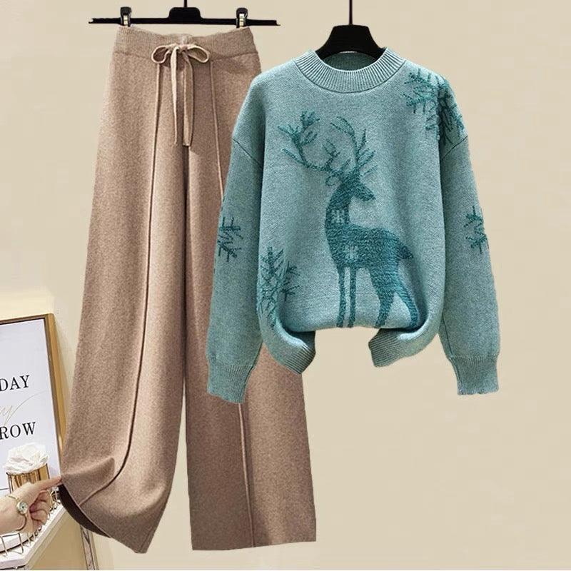 Siruki Woolen warm coord Set