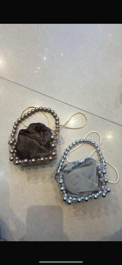 Luxe pearl potli bag