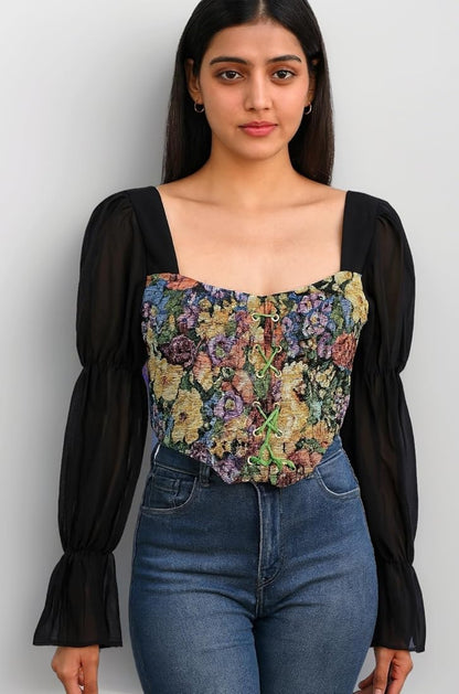 Corset Full Sleeves tTop