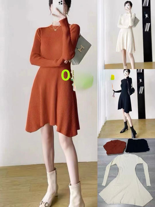 Knit Flare Dress