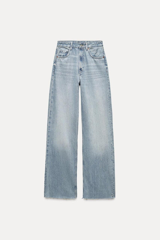 High Rise Wide Leg Jeans